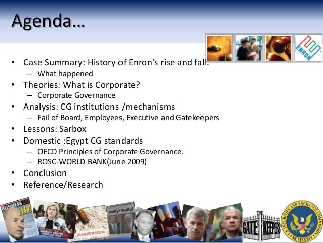 Rise and fall of enron essay