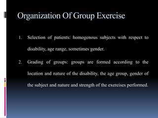 Group exercise | PDF