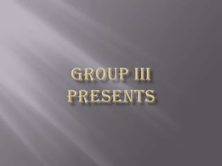 Group iiiPresents 