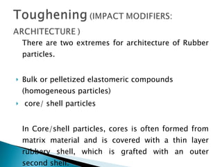 Rubbery Shell Impact Modification Of Thermoplastics | PPT