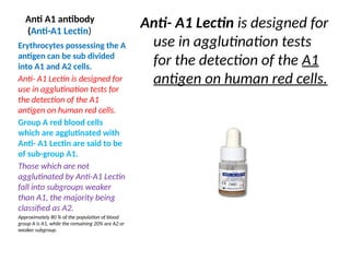 How Is Absorbed Anti A1 Prepared