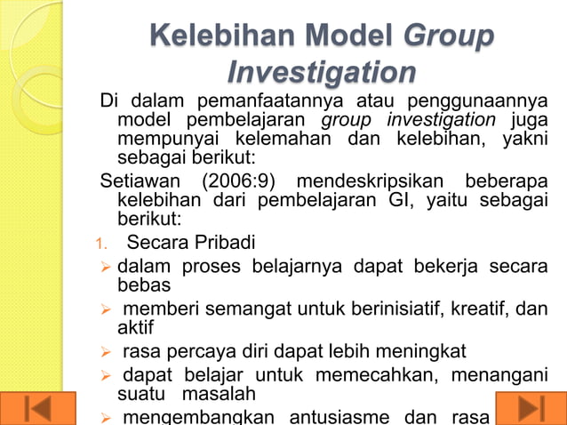 Group Investigation ppt | PPT