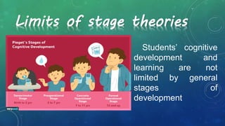 Limits of stage theories
Students’ cognitive
development and
learning are not
limited by general
stages of
development
 