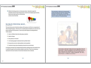 Group Dynamics Publication from ITT Tech