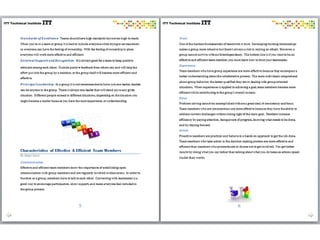 Group Dynamics Publication from ITT Tech