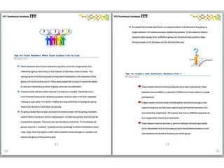 Group Dynamics Publication from ITT Tech