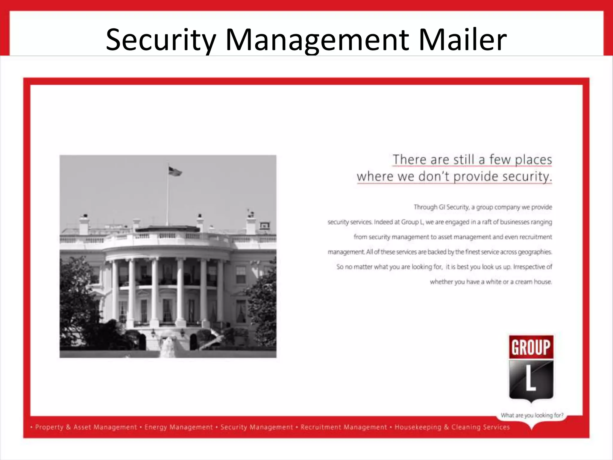 Security Management Mailer