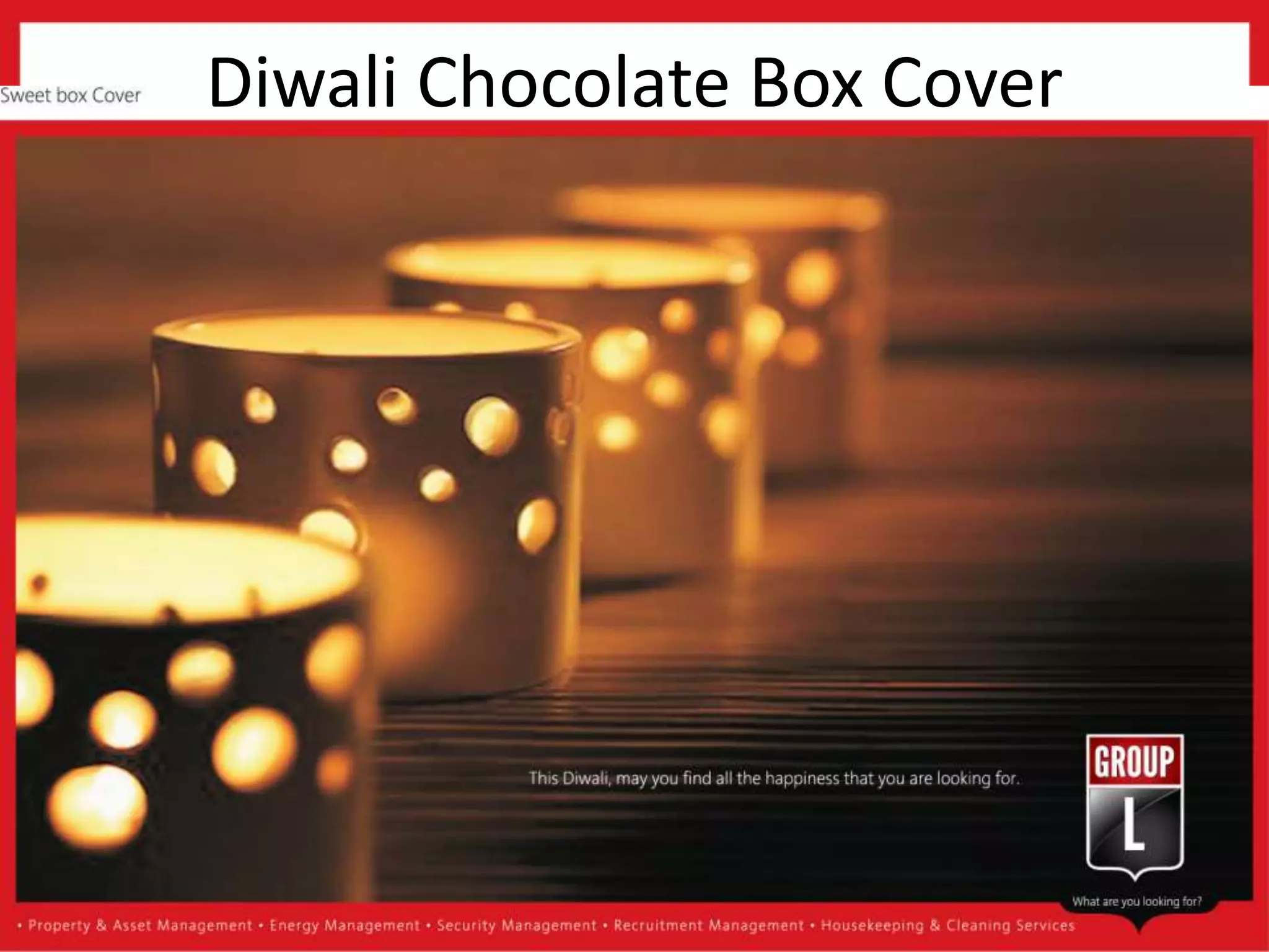 Diwali Chocolate Box Cover