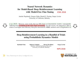 Deep Reinforcement Learning in a Handful of Trials using Probabilistic ...
