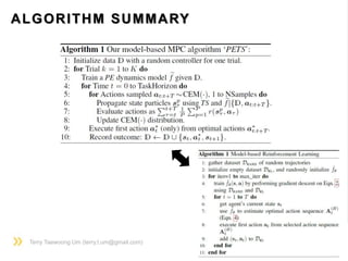 Deep Reinforcement Learning in a Handful of Trials using Probabilistic ...