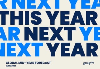 GLOBAL MID–YEAR FORECAST
JUNE 2021
 
