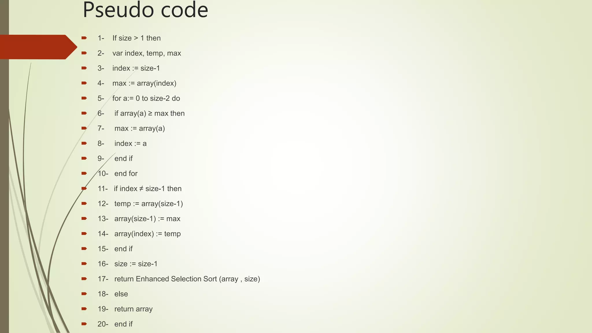 enhancement of sorting algorithm | PPT