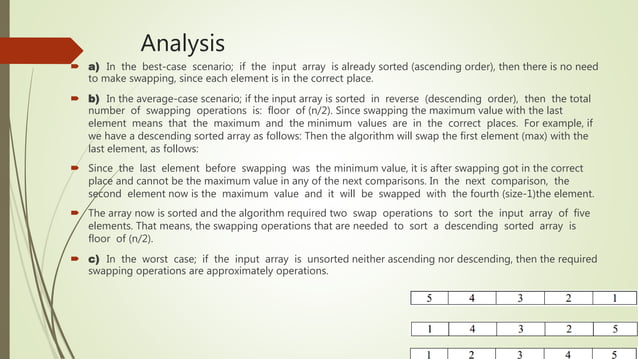 enhancement of sorting algorithm | PPT