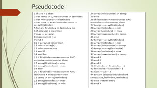 enhancement of sorting algorithm | PPT image.
