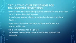 Protection Cts protection of transformer | PPTX