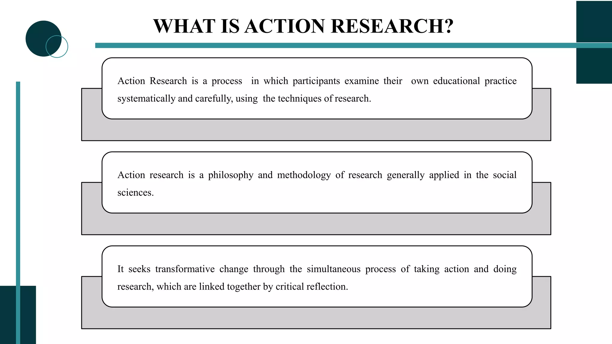 ACTION RESEARCH & FUNDAMENTAL RESEARCH | PPTX