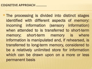 Cognitive Processes and Development in Second Language Learners ...
