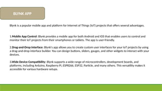 IoT-Based Home Automation Using ESP32 NodeMCU and Blynk App | PPTX