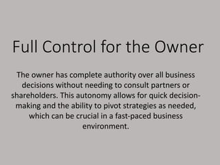 Comprehensive Guide to Sole Proprietorship: Advantages, Disadvantages ...