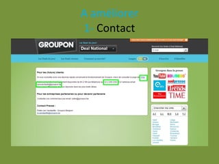 A améliorer 1- Contact