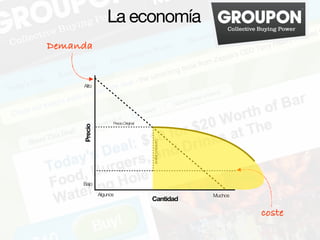 La economía
Demanda


     Alto




                    Precio Original
     Precio




                                  ...