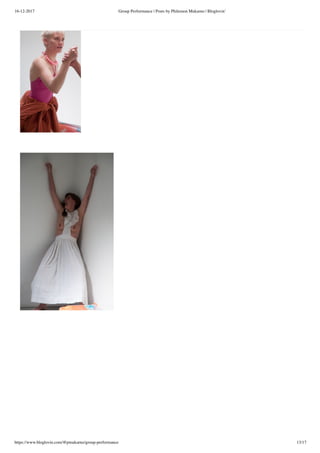 16-12-2017 Group Performance | Posts by Philemon Mukarno | Bloglovin’
https://www.bloglovin.com/@pmukarno/group-performance 13/17
 