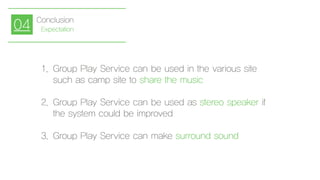 Group play service for Tizen