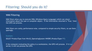 Group policy Best Practices | PPTX | Operating Systems | Computer ...