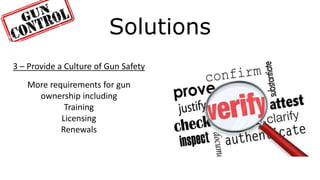 Gun Control | PPTX