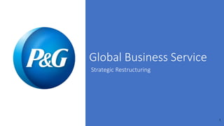 Global Business Service
Strategic Restructuring
1
 