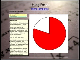 Using Excel:More Templates