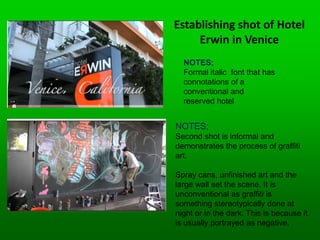 I like how they changed the camera shots while interviewing him, they used a mid shot then a close up shot.