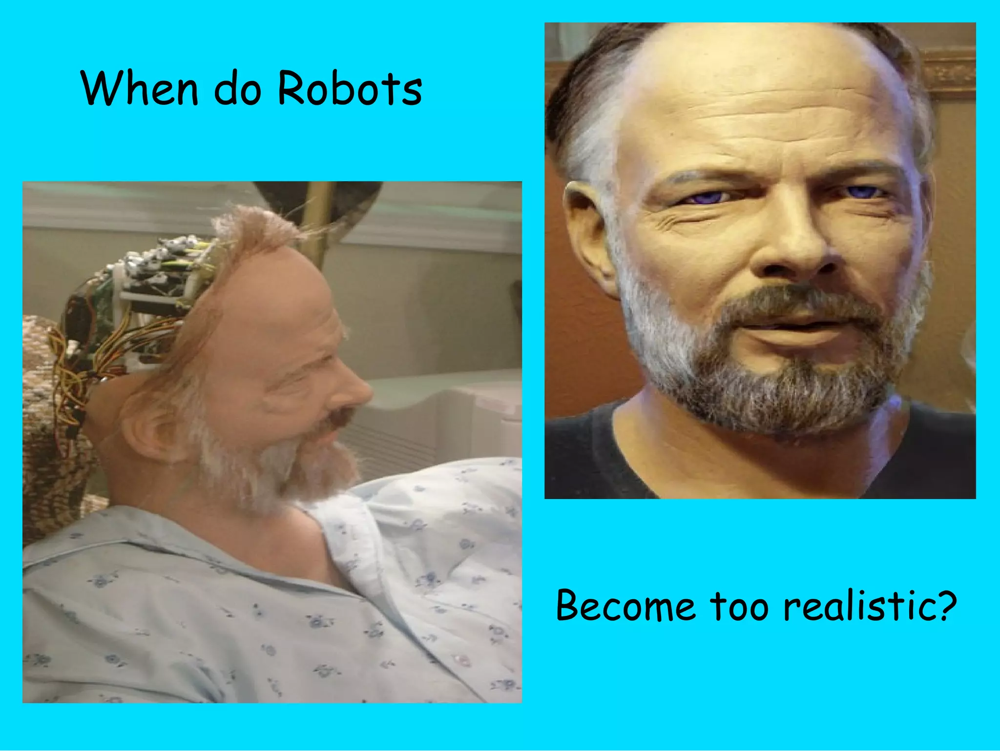 When do Robots Become too realistic? 