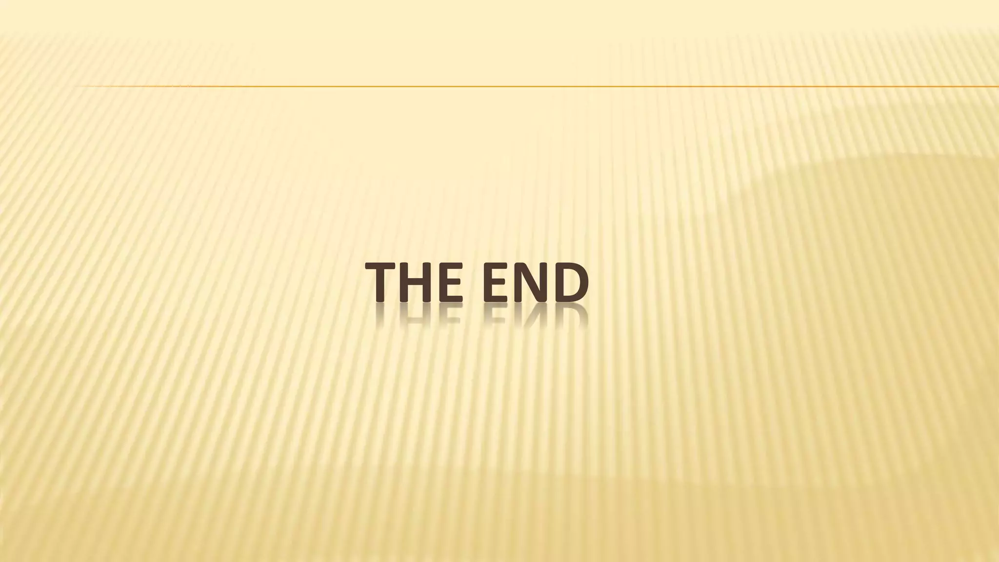 THE END
 