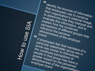 Employer Branding Characteristics