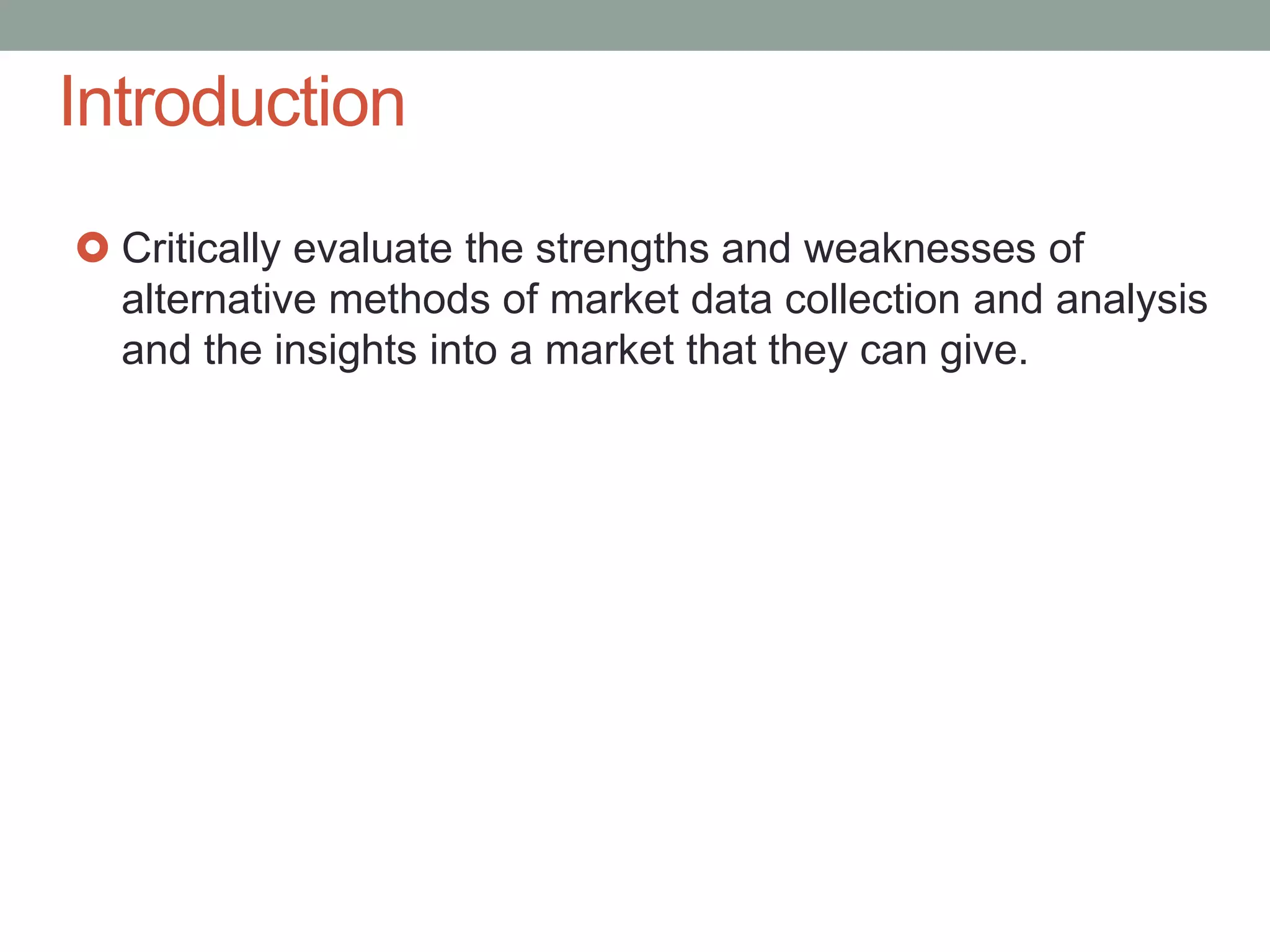 Market data collection methods | PPT