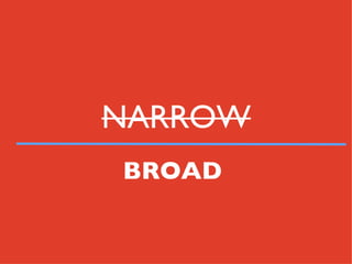 NARROW
BROAD
 