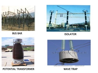 BUS BAR ISOLATOR 
POTENTIAL TRANSFORMER WAVE TRAP 
 