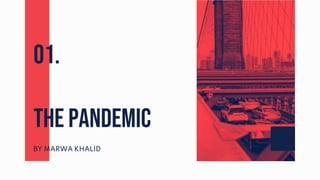 BY MARWA KHALID
THE PANDEMIC
01.
 