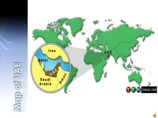   Map of UAE