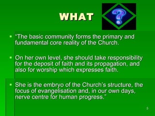 BasicChristianCommunities 1 | PPT
