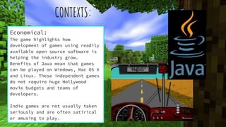 Revising Minecraft | PPTX