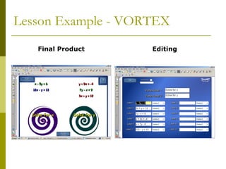 Lesson Example - VORTEX Final Product Editing 