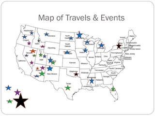 Map of Travels & Events
 