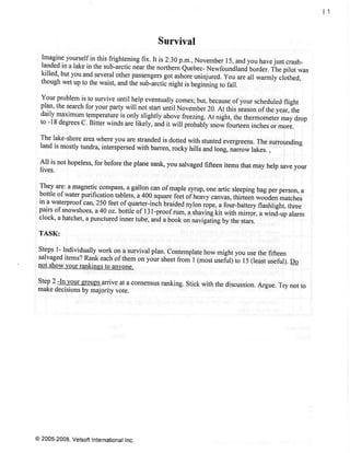 Group pursuit survival