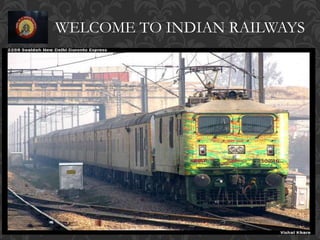 WELCOME TO INDIAN RAILWAYS 
 