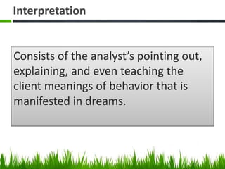 Psychoanalytic Therapy | PPTX