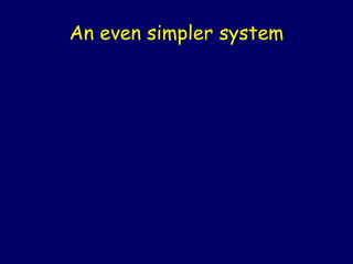An even simpler system
 