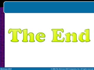 McGraw-Hill   © 2004 The McGraw-Hill Companies, Inc. All rights reserved.
 