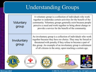 examples of involuntary groups